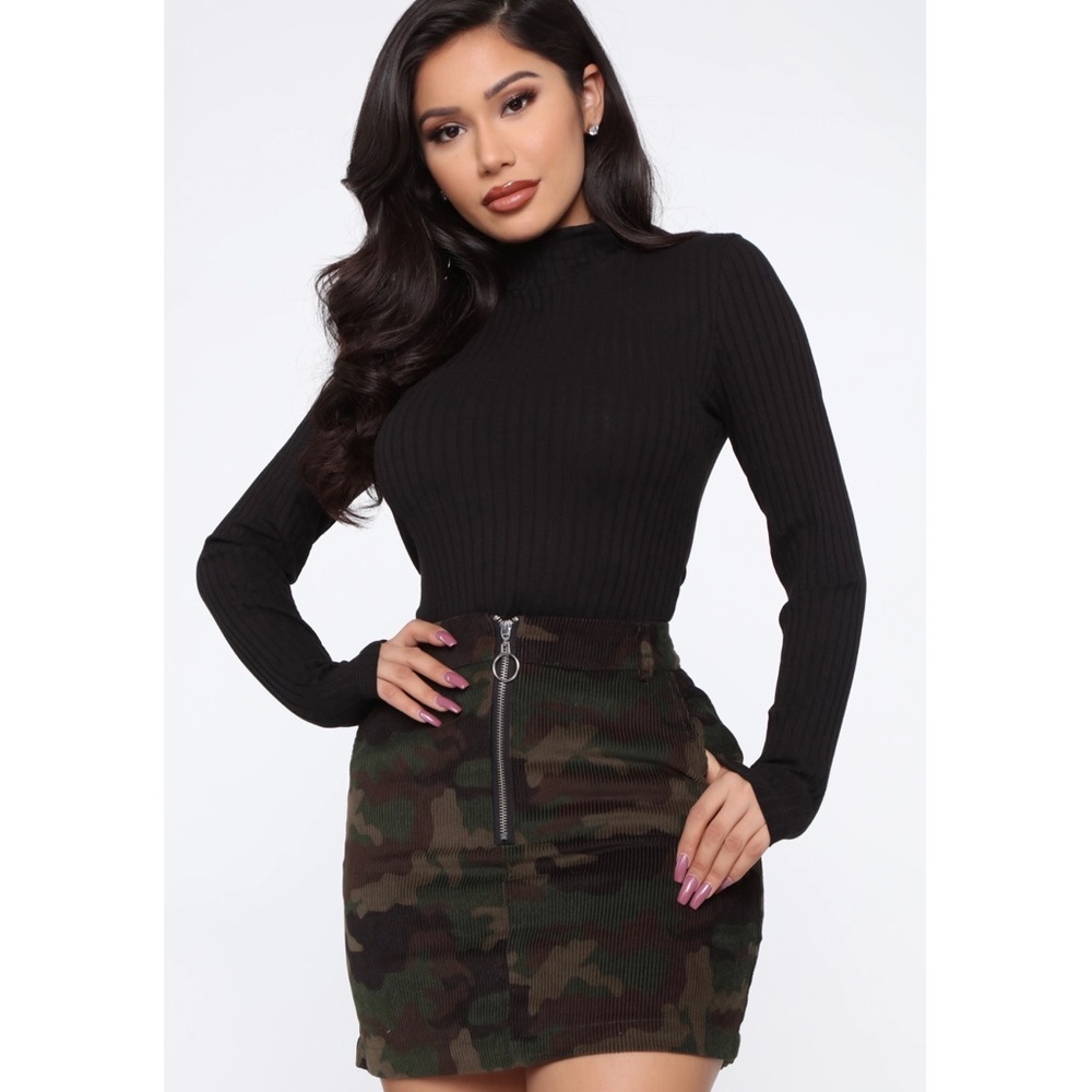 Mariah Long Sleeve Mock Neck Top - SOLD OUT ON SITE! NWT